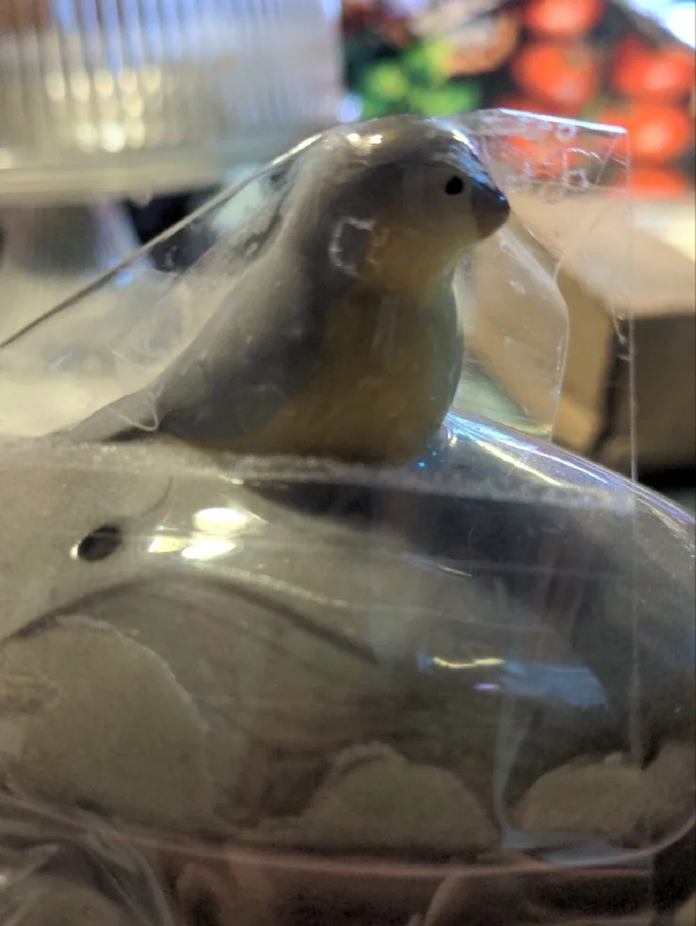 Whimsical Gray Ceramic Hippo T. Potamus, By Bob Hersey (The Danbury Mint)
